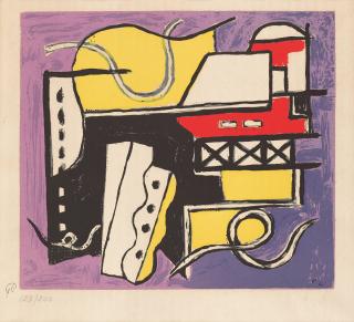 Fernand Léger - Composition abstraite.