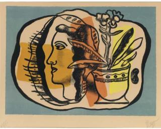 Fernand Leger - Composition au profil (S. 19)