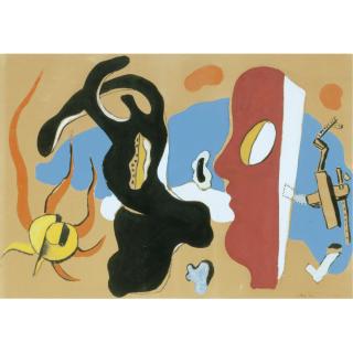 Fernand Léger - Composition Au Profil