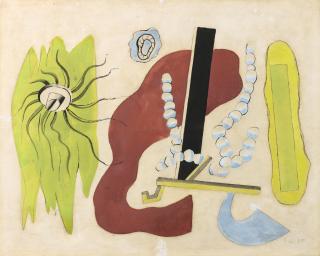 Fernand Léger - Composition Aux Contrastes Or Composition Au Collier De Perles