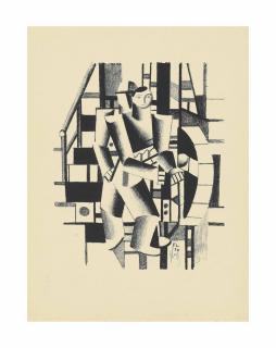 Fernand Léger - Composition aux deux personages (Der Maschinenbauer)