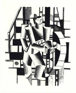 Fernand Léger - Composition aux deux Personnages, from Die Schaffenden, No. 4