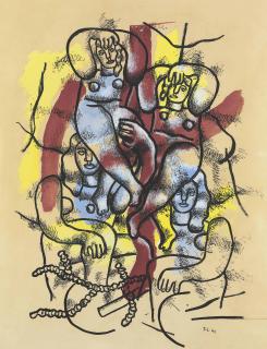 Fernand Leger - Composition avec acrobats