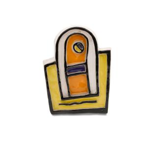 Fernand Léger - Composition blanche et jaune, also titled Composition abstraite