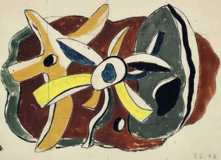 Fernand Léger - Composition (recto and verso)
