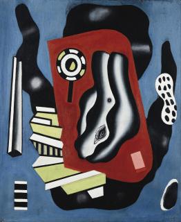 Fernand Léger - Composition Sur Fond Bleu