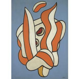 Fernand Léger - Composition Sur Fond Bleu