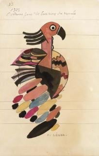 Fernand Léger - Costume Pour La Création du Monde (Le Perroquet)