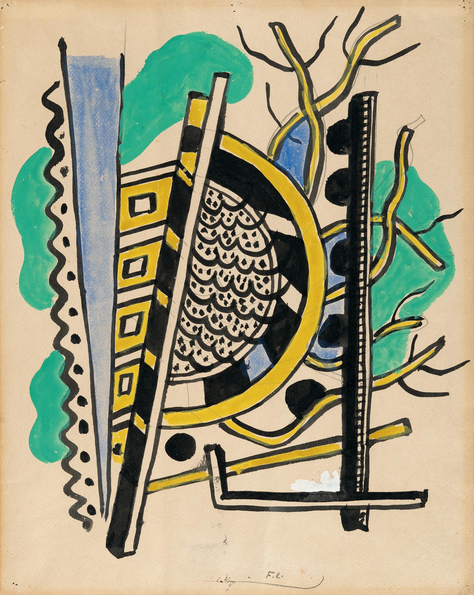 Fernand Léger - Eléments de Paysage