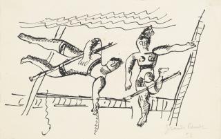 Fernand Léger - Etude Pour La Grande Parade - Les Acrobates