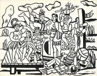 Fernand Léger - Etude pour La Grande Parade