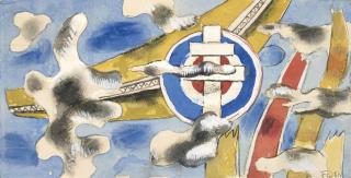 Fernand Léger - Etude Pour L\'Avion Dans Le Ciel