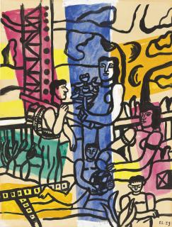 Fernand Léger - Étude pour Le campeur