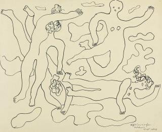 Fernand Leger - Etude pour Les Plongeurs