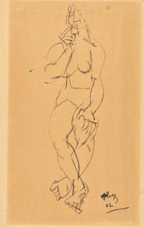 Fernand Léger - Femme nue, Studie für Abondance
