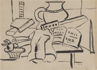 Fernand Léger - Fruits, Vase Et Livre