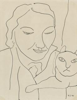 Fernand Léger - La Femme Au Chat