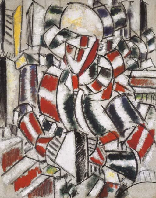 Fernand Leger - La femme en rouge et vert