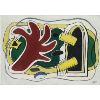 Fernand Léger - La Feuille Rouge (Composition À L\'Algue Rouge)