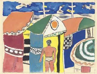 Fernand Léger - Le Baigneur À Deauville