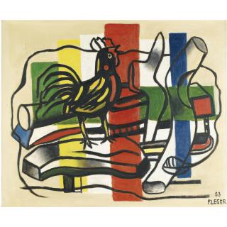 Fernand Léger - Le Coq Jaune Et Noir
