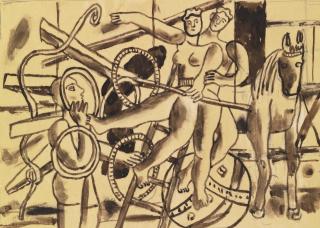 Fernand Léger - Le Jongleur Et Les Deux Trapézistes
