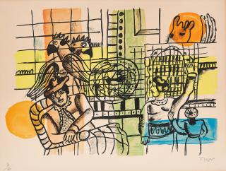 Fernand Léger - Le Marchand d\'Oiseaux (Aus: La Ville).