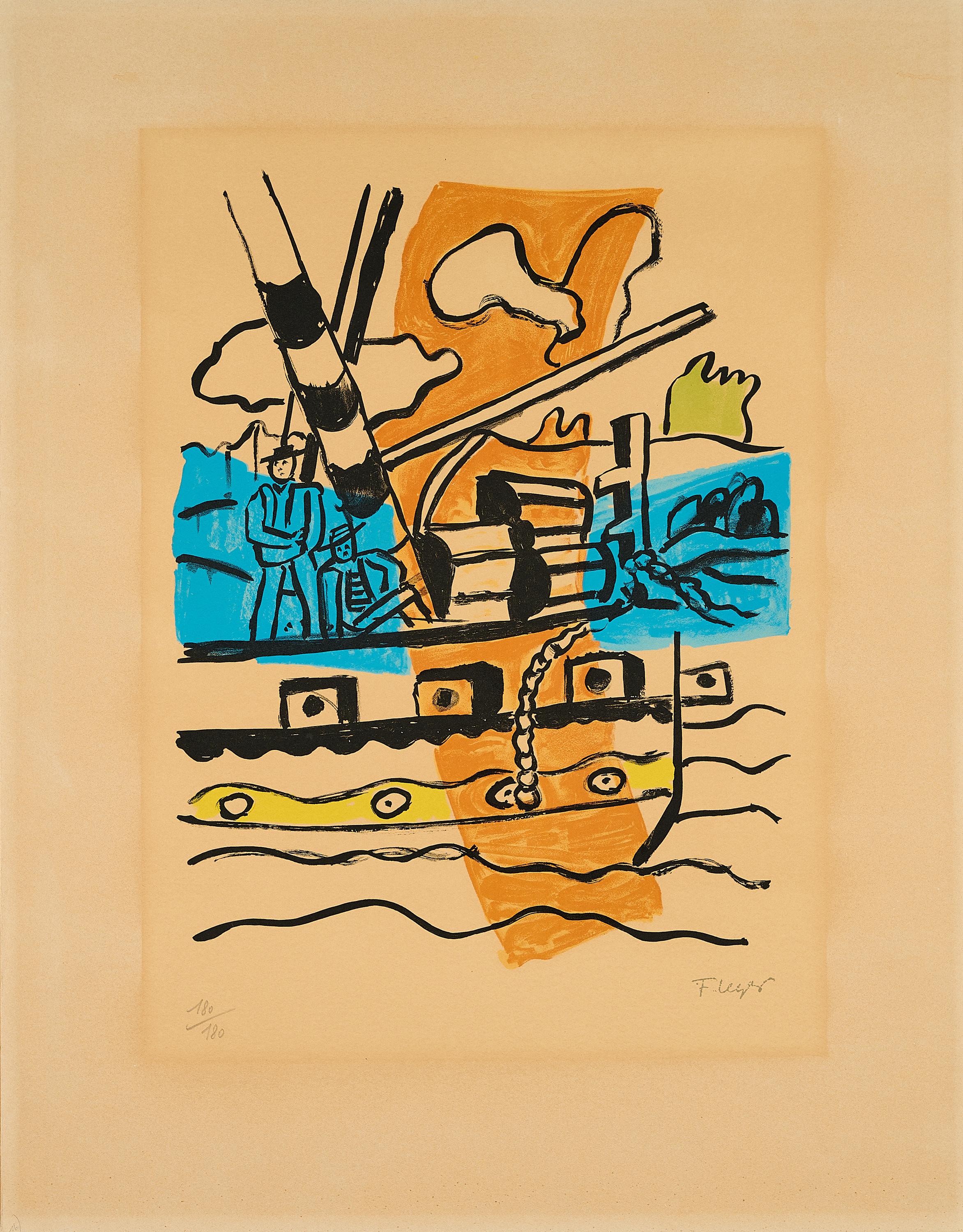 Fernand Léger - Le Remorqueur.