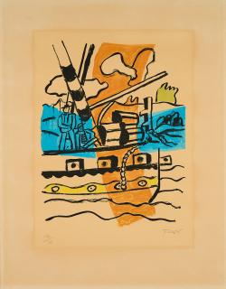 Fernand Léger - Le Remorqueur.