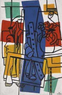 Fernand Léger - Le Vase De Fleurs Dans L\'Atelier