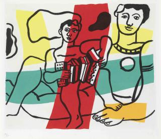 Fernand Leger - L\'Enfant à l\'Accordéon (S. 127)