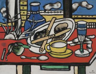 Fernand Léger - Les Deux Couteaux