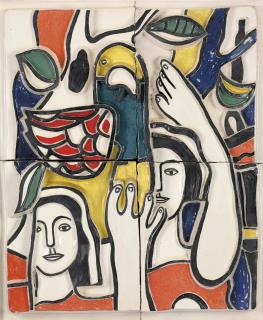 Fernand Léger - Les deux femmes au perroquet