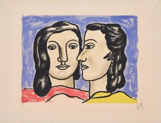 Fernand Léger - Les deux visages.