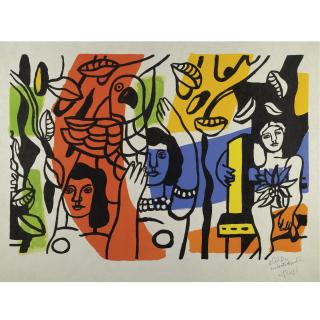 Fernand Léger - Les Femmes Au Perroquet (S. 119)