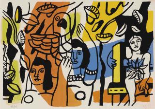 Fernand Leger - Les Femmes au Perroquet (S. 119)