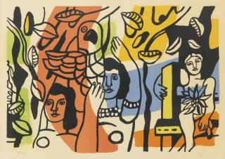 Fernand Léger - Les Femmes Au Perroquet (Saphire 119)