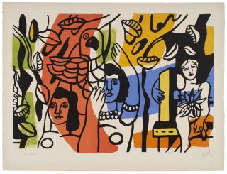 Fernand Leger - Les femmes au perroquet