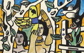 Fernand Leger - Les Femmes Au Perroquet