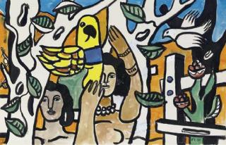 Fernand Leger - Les Femmes Au Perroquet