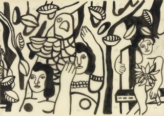 Fernand Léger - Les femmes aux perroquets
