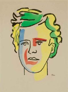 Fernand Leger - Les Illuminations: Portrait de Rimbaud (Saphire 24)
