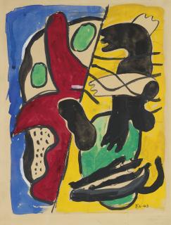 Fernand Léger - Les Plongeurs noirs