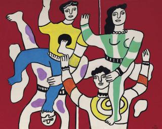 Fernand Léger - Les quatre acrobates