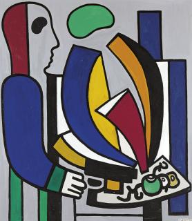 Fernand Leger - L\'homme au melon (état définif)