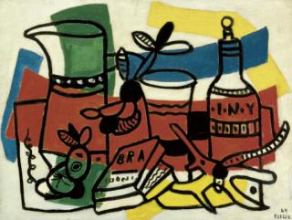 Fernand Leger - Nature morte à la bouteille