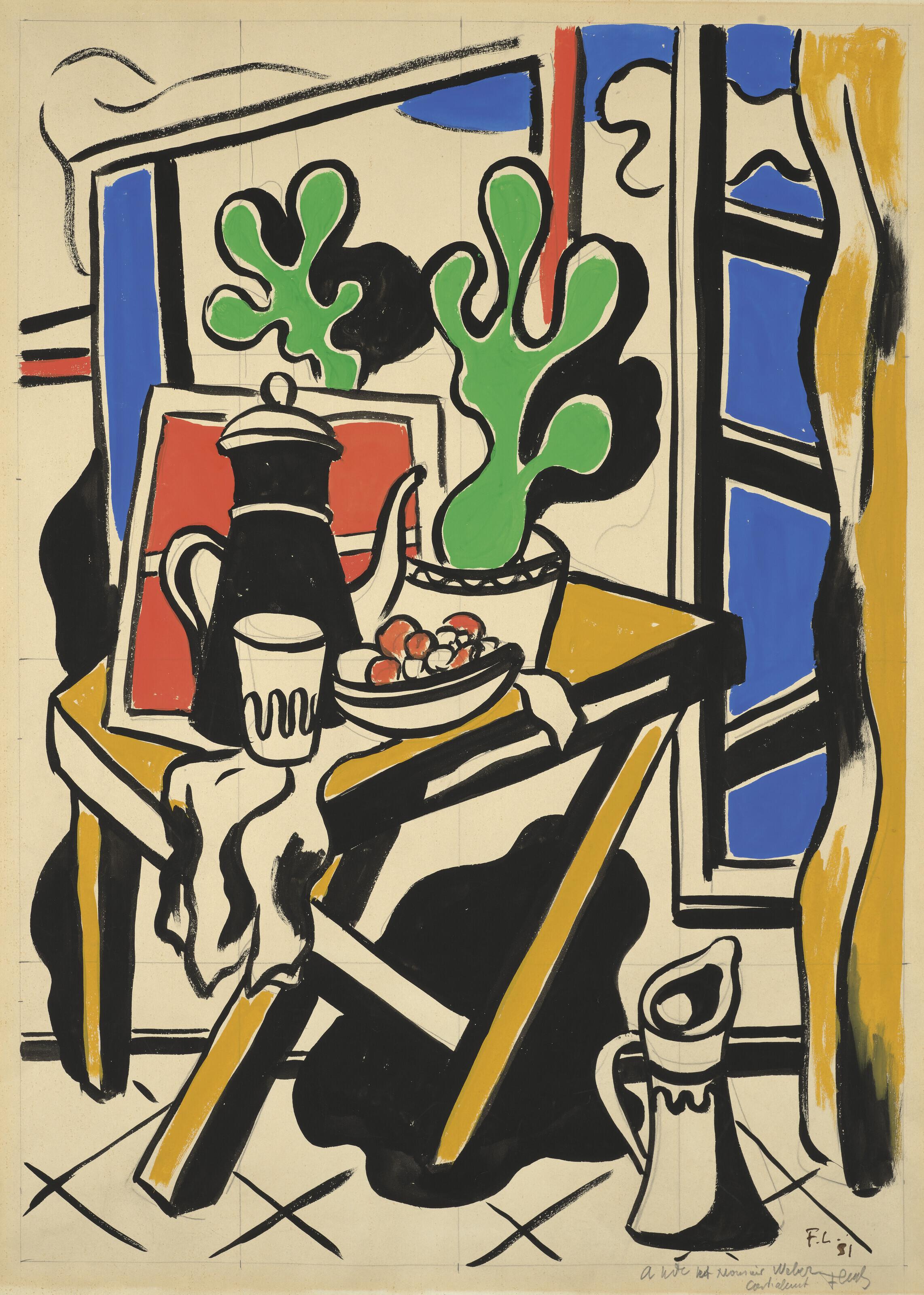 Fernand Léger - Nature morte dans la cuisine