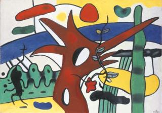 Fernand Léger - Paysage au coq rouge