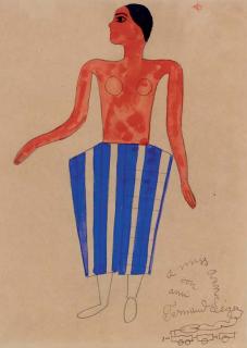 Fernand Leger - Personnage au pantalon bleu