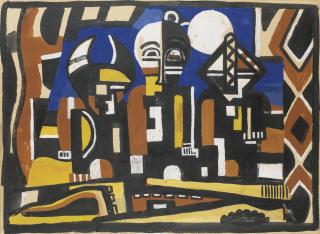 Fernand Léger - Projet De Décor Pour La Création Du Monde